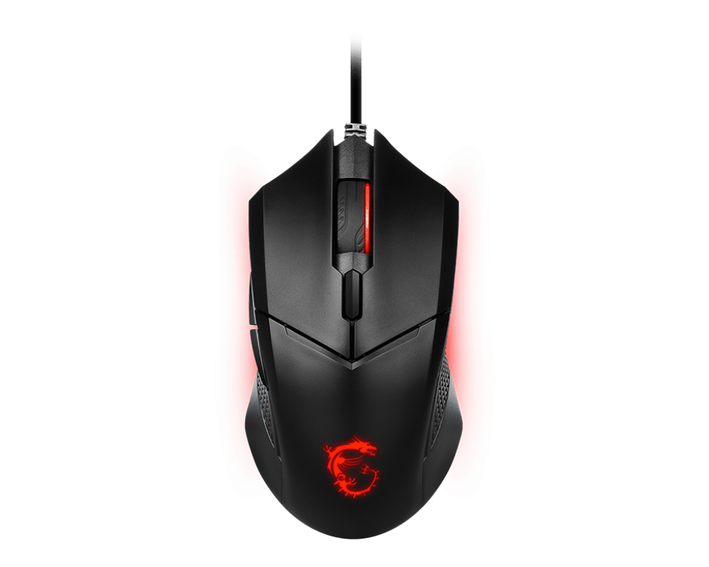 MSI Clutch GM08 Gaming Mouse, 4200 DPI, Optical Sensor, 3 Adjustable Weights, Red LED Lighting, Symmetrical Design, Black MSI Clutch GM08 Gaming Mouse, 4200 DPI, Optical Sensor, 3 Adjustable Weights, Red LED Lighting, Symmetrical Design, Black